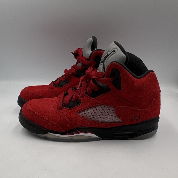 Jordan Other - Jordan Air Jordan 5 Retro Mid Raging Bull Sneakers 5.5Y Red Black 440888-600